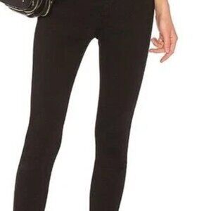 NWOT Agolde Roxanne Super High Rise Skinny Ankle Jeans in Black. Size 28